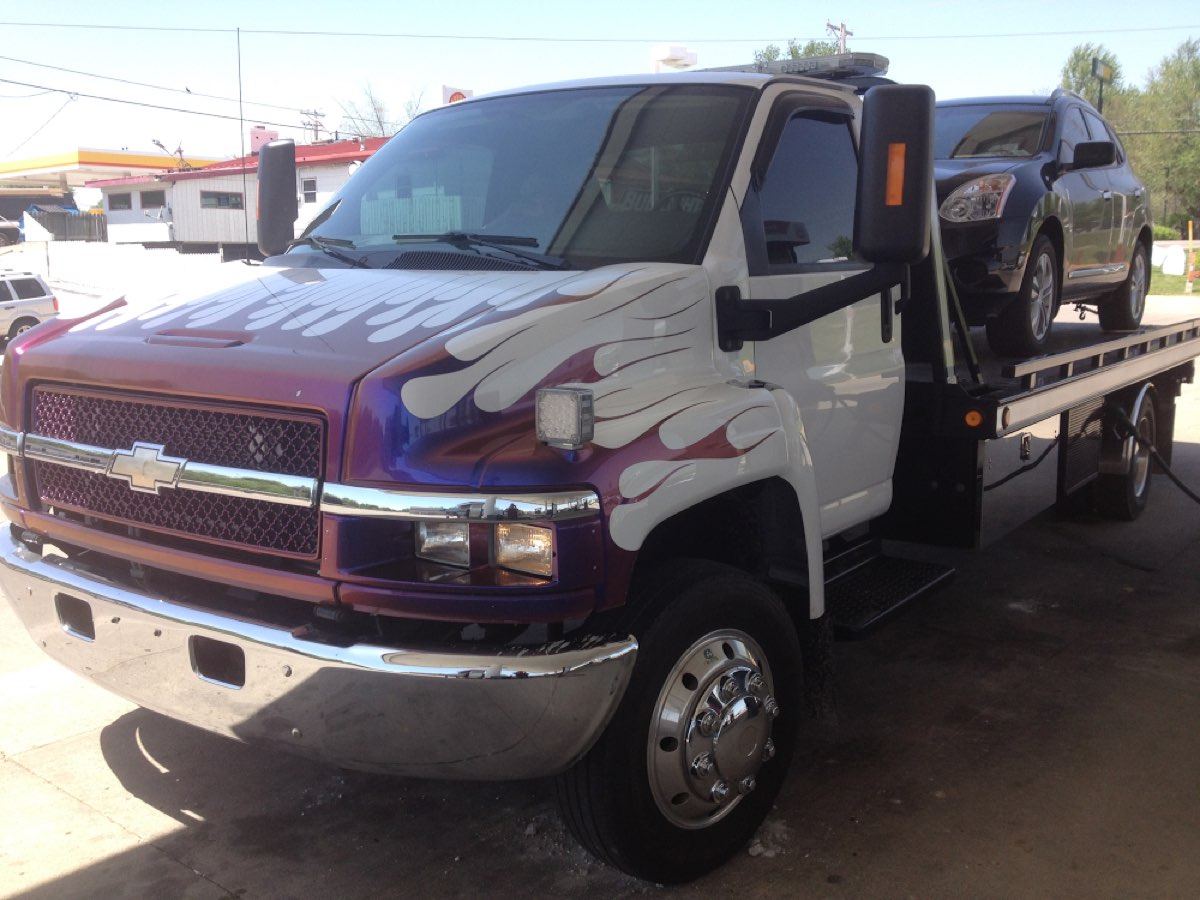E J Mayes Auto Repair-Wrecker tow truck